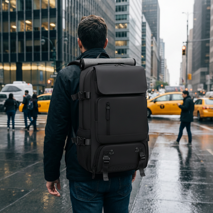 Sacs à dos de voyage grande capacité, sacs de déplacement tendance pour le quotidien et le travail, sacs multifonctions trois-en-un.
