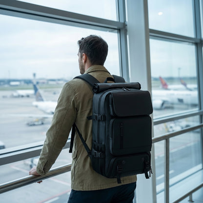 Sacs à dos de voyage grande capacité, sacs de déplacement tendance pour le quotidien et le travail, sacs multifonctions trois-en-un.